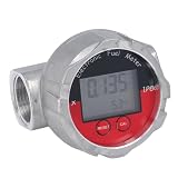 Hztyyier Präzise Messung 1 Zoll Meter LCD -Anzeige Digitales Messgerät für Benzinwasser, das für Verschiedene Flüssigkeiten Geeignet I