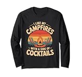 Ich mag meine Lagerfeuer mit einer Beilage von Cocktails Retro Glamper Lang
