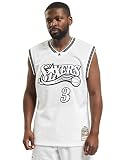 Mitchell & Ness NBA Philadelphia 76ers Allen Iverson Trikot Herren weiß/schwarz, XL