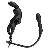 Anillo Vibrador con Cadena Anal Desmontab
