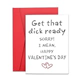 Chatquidort Lustige Valentinstagskarte für Ihn, Valentinstagskarte für Ehemann, Freund, Ihn, Valentinstagskarte für Ehemann, Freund, Valentinstagsgeschenke, Herren-Valentinstagsgeschenke,