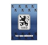 TSV 1860 München Decke/Flanelldecke/Flanellfleecedecke ** Logo **, blau, 150x200