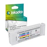 Inkadoo Tinte für Epson C13T694200 / T6942, Cyan Kompatibel SureColor T 5200 Series SureColor SC-T 3200 W/O Stand SureColor T 3270 Tintenpatrone, Druckerpatrone, Patronen, Druck
