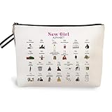 RBAFAO G-TV-Show-inspiriertes Geschenk, Make-up-Tasche für Mädchen-Fans, Kosmetiktasche, neues Mädchen, lustige Kosmetiktasche mit Reißverschluss, Geschenke für Schwester und Freunde, Make-up-T