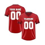 American Football Kostüm Personalisiertes Tshirt Football Trikot Customized Tshirt T-Shirt Selbst Gestalten Eishockey Hose Baseball Trikot Deutschland Trikot mit Eig