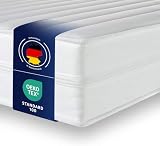 Träumegut24 HydroCell 7-Zonen 16cm Matratze | Härtegrad wählbar H2 H3 H4 | Ergonomische Kaltschaummatratze | ÖkoTex Zertifiziert | Rollmatratze (H2, 80x200)