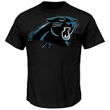 Majestic NFL Football T-Shirt Carolina Panthers Line to Gain LTG (M)
