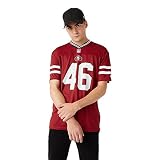 New Era San Francisco 49ers Jersey T Shirt NFL Fanshirt American Football Rot - XXL