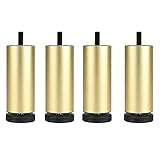 Verstellbare Möbelbeine Aus Metall, Runde Couchtischbeine, 4 Stück, Für Diy-Küche, Badezimmer, Esstisch, Schrank, Ersatzmöbelfüße, Sofabeine, Schreibtischbeine/D/18Cm/7.08I