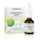 OTOSAN Forte natürliches Nasenspray 30ml mit Meerwasser und Biopflanzenextrakten | abschwellend, reinigend, befeuchtend | Medizinproduk