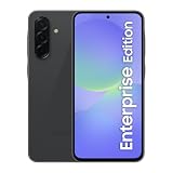 Samsung Galaxy A36 5G Enterprise Edition, AI Smartphone ohne Vertrag, Android-Handy mit Knox Suite, 6 GB RAM, 128 GB Speicher, 50-MP-Kamera, Awesome Graphite, 3 Jahre Herstellerg