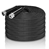 Gartenschlauch, 15 m, ausziehbar, für Garten, flexibel, Knickschutz, sehr robust, für Gartenarbeit, Reinigung, Autowäsche, Schw
