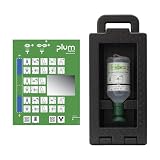 kaiserkraft | iBox Wandbox mit Sichtfenster und Tragegriff | 1 x 500 ml 0,9% NaCl | staub