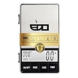 EDO Barista Pocket Scale | Kleine digitale Kaffeewaage mit Timer für Espresso und Filterkaffee | Espressowaage | max. 1.000 gr / 0,1 gr.| Chemex | Feinwaage | Küchenwaage | Coffeeart | Coffee S