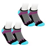 RS. Harmony | Damen & Herren Klettersocken Rotpunkt | 2 Paar | schwarz/lila/hellblau | 39-42