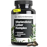 Mariendistel Leber Komplex - 120 Kapseln - mit Mariendistel, Cholin, Artischockenextrakt, Curcuma & Zink - Leberkur Hochdosiert, vegan, laborgeprüft und in Deutschland p