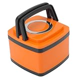 Home Stapelbare Lunch-/Snackbox mit Thermofach aus Edelstahl, 3-stöckiger isolierter Bento-/Lebensmittelbehälter mit verbesserter Lunchtasche, tragbares Besteckset Küchengeräte ( Size : 15.00*15.00*13