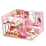 KOMBIUDA 1stk Mini-Wohnung Miniatur DIY DIY Mini- -kit Spielzeug Zum Manuellen Zusammenbauen Wohnung Selber Bauen Mini-Spielzeug DIY Puppenhaus-werkzeugsatz Miniatur DIY Wohnung