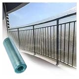 bujnie Gewächshausplatten Polycarbonat-Dachplatte, Regensichere 0.8mm Transparente Kunststoff PC-Platte, für Outdoor, Dachüberdachung, Anpassbar (1.2x15m/3.94x49.2ft)