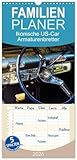 Familienplaner 2026 - Ikonische US-Car Armaturenbretter mit 5 Spalten (Wandkalender, 21 cm x 45 cm), CALVENDO: Design-Ikonen der US-Cars 1957-1970 (CALVENDO Mobilitaet)