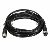 Rückfahrkamera 4Pin Verlängerung Luftfahrt Kabel Für Auto Lkw RV Bus Rückansicht Backup-Kamera(15M Cable)