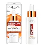 L'Oréal Paris Pures 12% Vitamin C Serum für Frauen: verbessertes Hautbild mit 12% Pure Vitamin C + Vitamin E + Salicylsäure, Revitalift Clinical, 1x 30