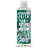 Faith In Nature Natürliches Rosmarin-Shampoo, stimulierend für normales Haar & Kopfhaut, vegan & tierversuchsfrei, ohne SLS, Silikone oder Parabene, 400 