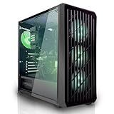 SYSTEMTREFF Basic Gaming PC AMD Ryzen 7 5700G 8x4.6GHz | AMD Radeon RX Vega 8 4K HDMI DX12 | 1TB M.2 NVMe + 1TB HDD | 32GB DDR4 RAM | WLAN Desktop Computer Rechner für Gamer, Zocker, Windows 11