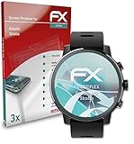 atFoliX Schutzfolie kompatibel mit Amazfit Stratos Folie, ultraklare und flexible FX Displayschutzfolie (3X)
