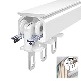 Flexible Deckenvorhangschienen für einfache Installation, langlebige Raumteiler-Schienen, perfekt für Heim- und Bürodek