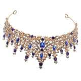 GALPADA 5St Krone Diamanthochzeitskopfschmuck Haarschmuck für den Abschlussball Tiara Braut-Outfit Haarschmuck für die Braut Strass Diademe Haarschmuck für die Hochzeit Zink legierung