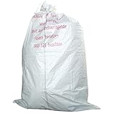 KMF Sack, Mineralwollsack, KMF-Gewebesack, 140 x 220 cm, Druck Mineralwolle, b