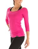 WINSHAPE Damen Ws4 3/4-arm Shirt, Rosa, M EU