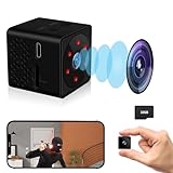 Bextgoo Mini Kamera, Überwachungskamera Innen, WLAN oder Ohne WLAN Optionen, 4K Mini Überwachungskamera mit 32GB Speicherkarte, Bewegungserkennung, Nachtsicht,150° Weitwink