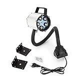 Schwanenhals Maschinenlampe mit Magnetfuß Base, Magnetische LED Maschinenleuchte Drehmaschine Lampe, CNC Magnetische LED Drehmaschine Lampe 5W