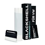 Blackshell® Ladekantenschutz Folie passend für VW Passat Variant | Typ B8 (3G) | Bj. 2014-2019 Transparent - passgenauer Stoßstangenschutz inkl. Set für Folierung