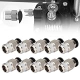 PC4-M10 Stecker,PC4-M10 Connector,3Dman PC4-M10,PC4-M10 Pneumatischer Anschluss,PC4-M10 Pneumatik Verbinder,PC4-M10 Stecker gerade Pneumatik,Connector for Extruder 3D Printers,10 Stück