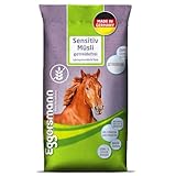 Eggersmann Mein Pferdefutter Sensitiv Müsli getreidefrei 15 kg – stärke- & zuckerreduziert – Ideal bei Cushing, EMS, PSSM & Hufrehe – Pferdemüsli ohne Luzernefasern mit hohem Struk