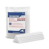 WORKPRO 100 Stück Heißklebestifte, 200 x 11 mm, transparent, Universal, für Heißklebepistole, ideal für Basteln, Handwerk, F