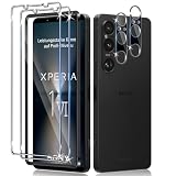 Liilaa Schutzfolie für Sony Xperia 1 VI für Panzerglas, 2 Stück Panzer Schutz Glas Folie mit 2 Stück Kameraschutz, 9H Panzerfolie Ultra-klar Schutzglas Display