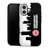 DeinDesign Panzer Handyhülle kompatibel mit Apple iPhone 16 robuste Outdoor Hülle Schutzhülle glänzend Offizielles Lizenzprodukt SGE Eintracht Frank