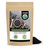 Schwarzkümmel ganz (1kg), Schwarzkümmelsamen 100% naturrein, Schwarzkümmelkörner natürlich ohne Zusätze, veg