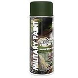 Deco Color 1 Stück 400ml Militär Army Militärlack Lackspray Nato Farbe wählbar (olive-nato RAL 6014)