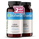 Mariendistel Löwenzahn Komplex Kapseln Hochdosiert 200 Stk. Leber Entgiften Silymarin Großer Klette Acetyl-L-Cystein NAC Alpha-Liponsäure und Vitamin B6 von BIOHERB