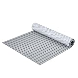 VEVOR Bootsboden, Eva-Schaum-Bootsdeck, 2400 x 900 x 6 mm, Rutschfester, Selbstklebender Bodenbelag, 21600 cm² großer Meeresteppich für Boote, Yachten, Pontons, Kajakdeck