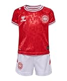 hummel Replicas - Trikots - Nationalteams Dänemark Mini Kit Home EM 2024 rot 92 (2 Jahre)