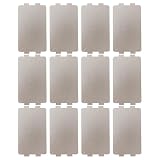 JOINPAYA 12 Stück Mikrowellen Wellenleiterabdeckung Glimmerplatten 11,6x6,5cm Hitzebeständig und Isolierend Ersatz für Mikrow