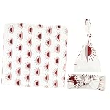BESTonZON Teiliges Pucktuch aus Elastischem Atmungsaktive Wickeldecke Mütze und Stirnband für Neugeborene Jungen und Mädchen Vielseitig als Schlafsack Stilltuch und Foto Requisiten Geeig