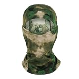 Qipeika Outdoor staub- und sonnenfester Reithelm gefüttert mit Camouflage-Kopfbedeckung -JM-FH-22 ruins grü