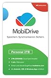 MobiDrive | 2 TB Persönlicher Cloud-Speicher | Dateien speichern, Synchronisieren, Sichern und Teilen | 1 Benutzer/1 J
